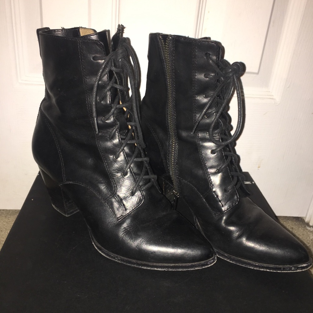 Frye lace-up boots